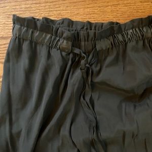 Hunter green drawstring pants